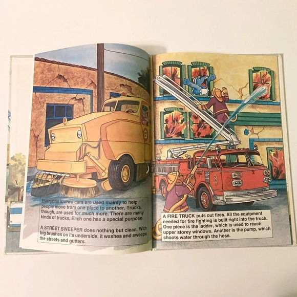 Vintage 1978 Watty Pipers Trucks A Cricket Book Platt  and Munk - Picture 10 of 15